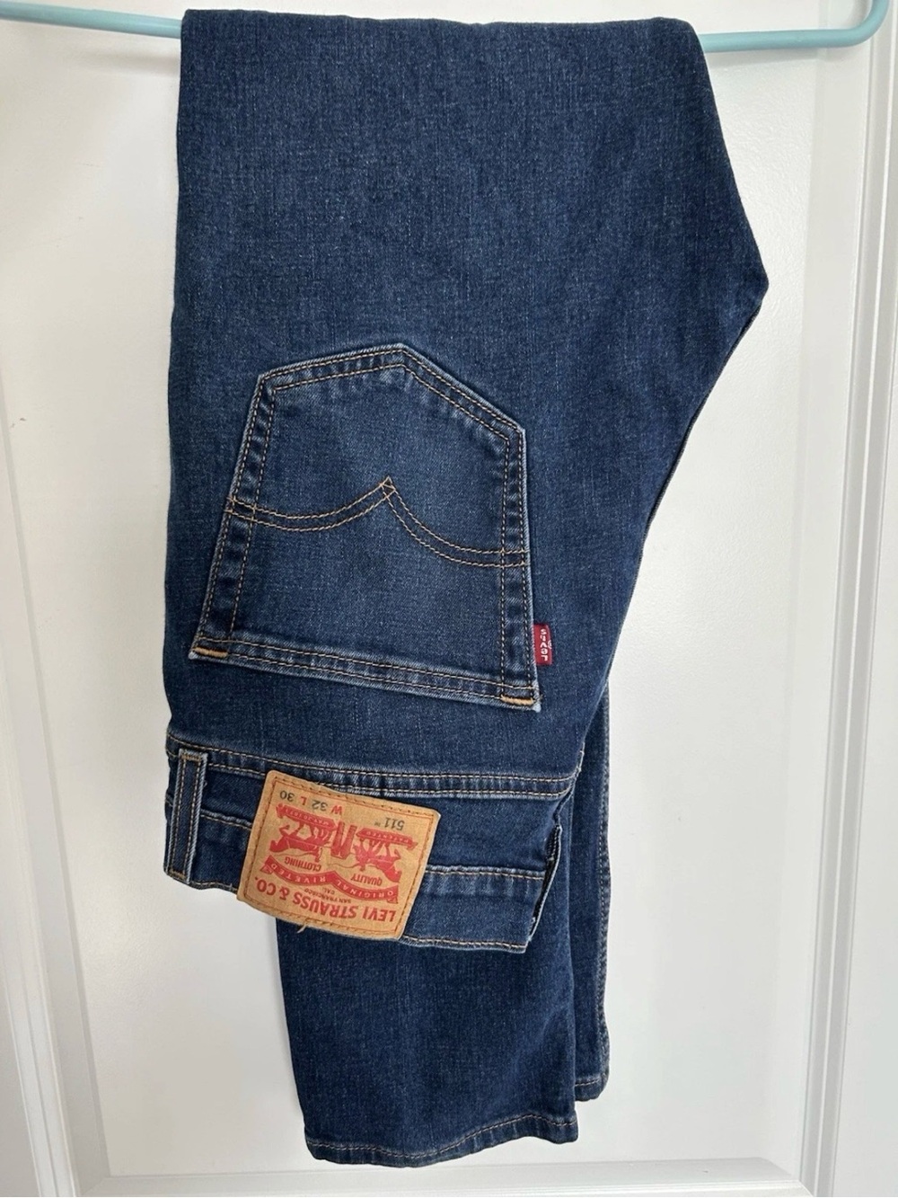 Levi's Men's Straight-Leg Dark Indigo Jeans